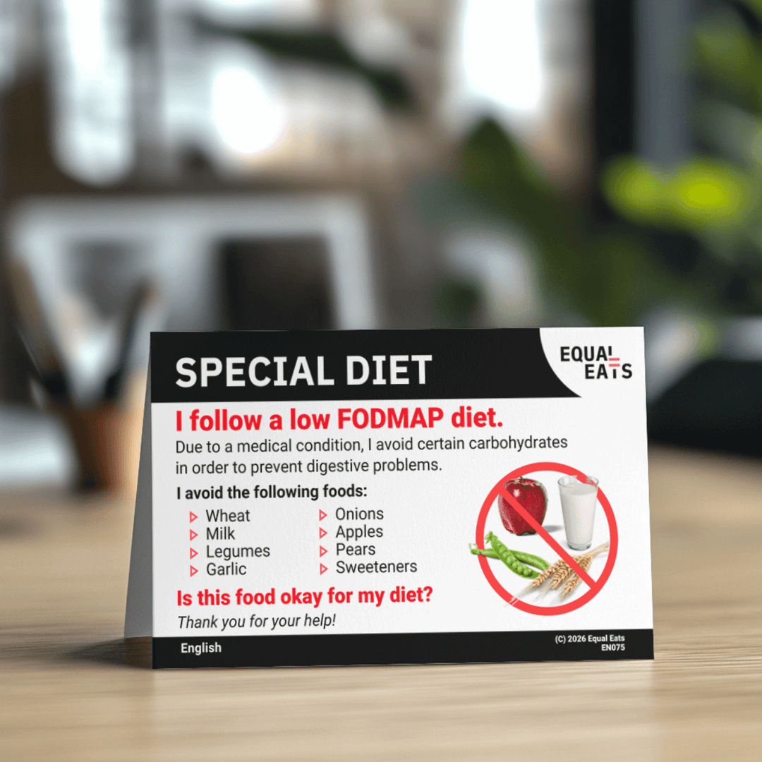Low FODMAP Diet Printable Card (PDF Download)