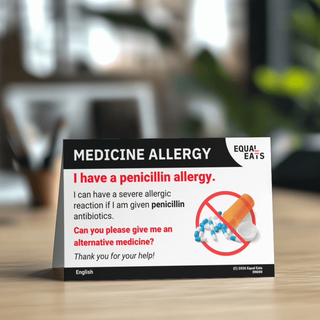 Penicillin Allergy Printable Card (PDF Download)