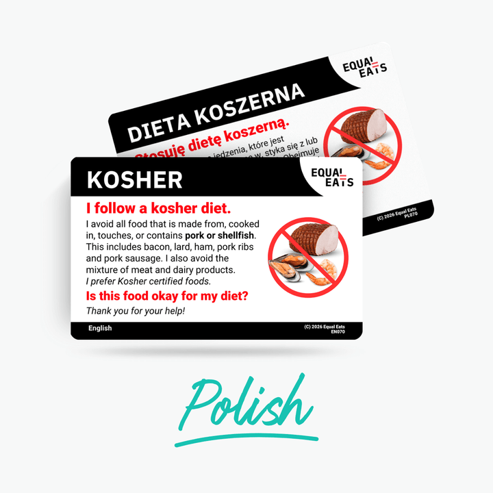 Polish Kosher Diet Card