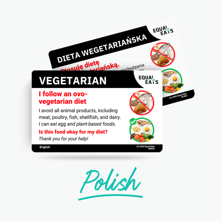 Polish Ovo Vegetarian Card