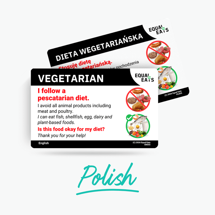 Polish Pescatarian Card