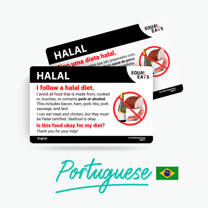 Portuguese (Brazil) Halal Diet Card