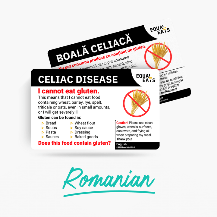 Romanian Celiac Disease Card