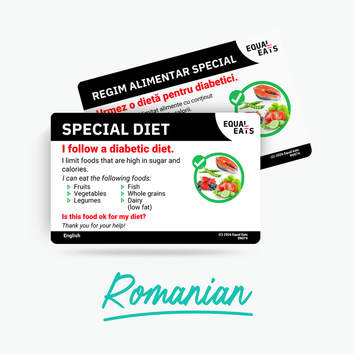 Romanian Diabetic Diet Card