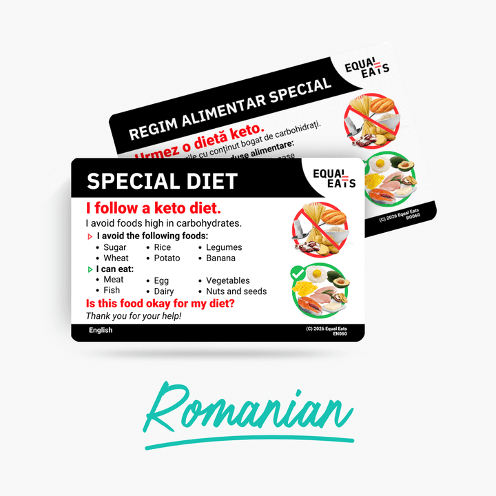 Romanian Keto Diet Card