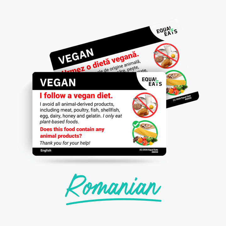 Romanian Vegan Card