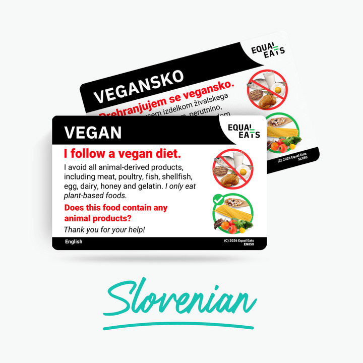 Slovenian Vegan Card