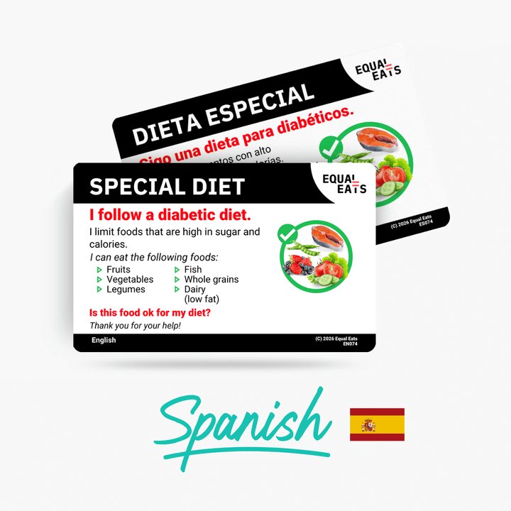 Spanish (Spain) Diabetic Diet Card