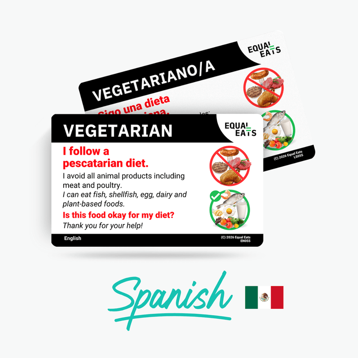Spanish (Latin America) Pescatarian Card