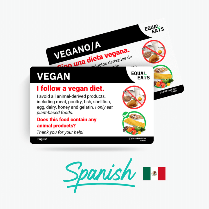 Spanish (Latin America) Vegan Card