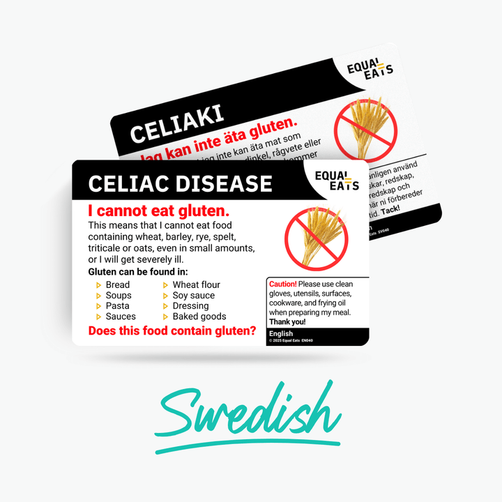 Swedish Celiac Disease Card