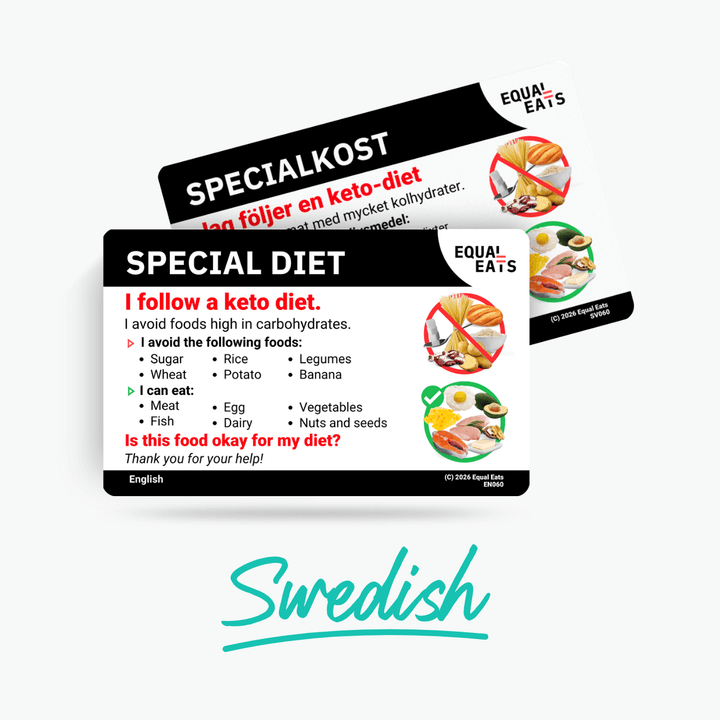 Swedish Keto Diet Card