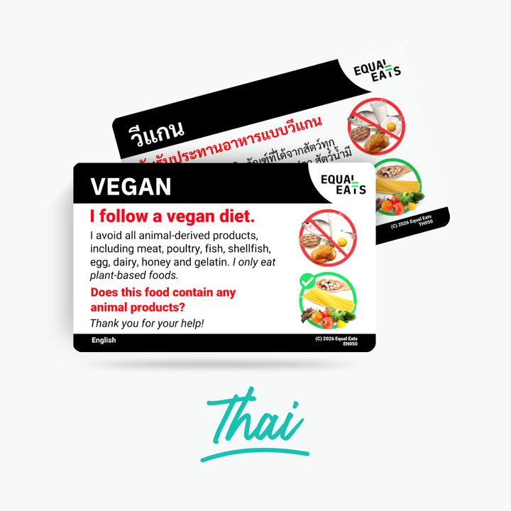 Thai Vegan Card