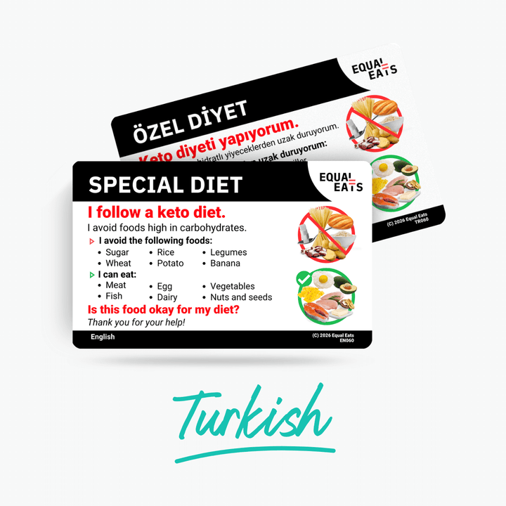 Turkish Keto Diet Card