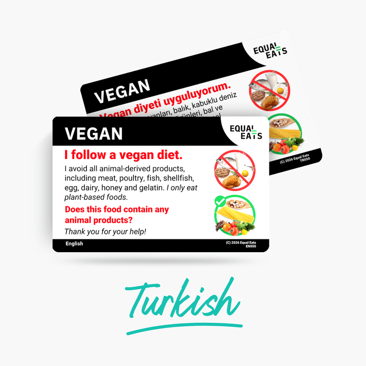 Turkish Vegan Card