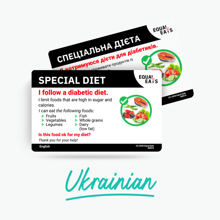 Ukrainian Diabetic Diet Card