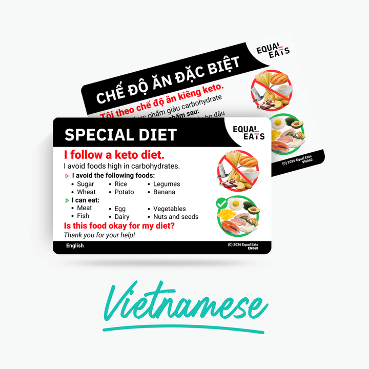 Vietnamese Keto Diet Card