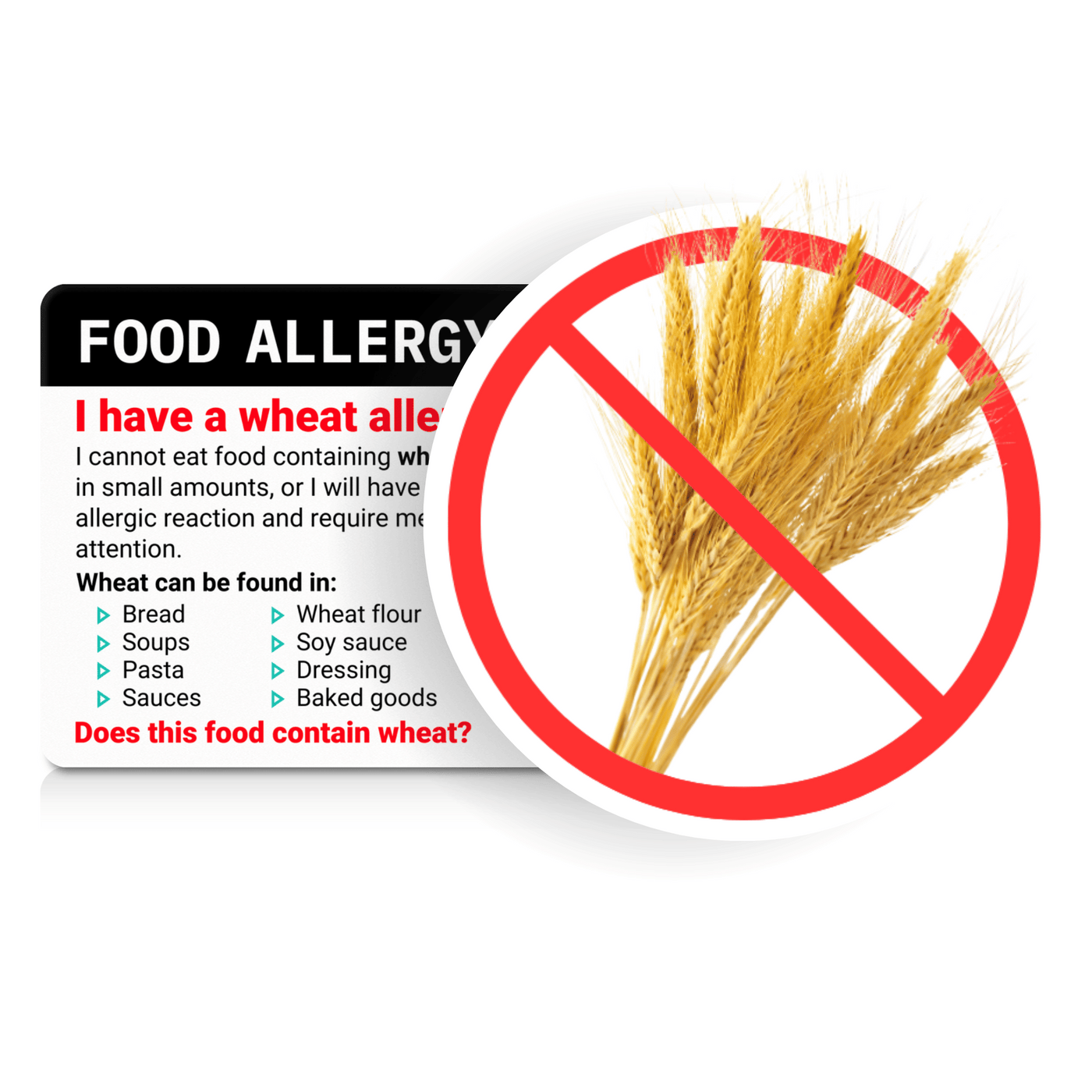 How to say Wheat Allergy