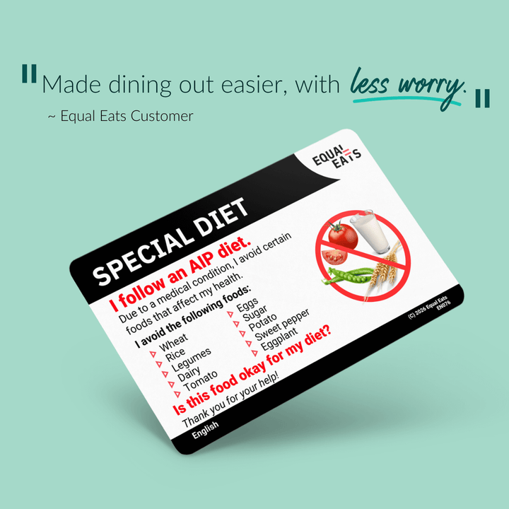 Vietnamese AIP Diet Card