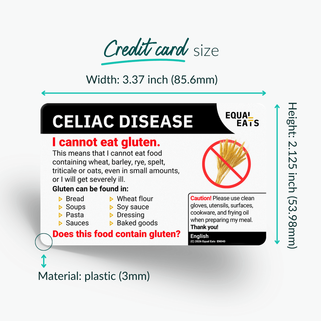 Thai Celiac Disease Card