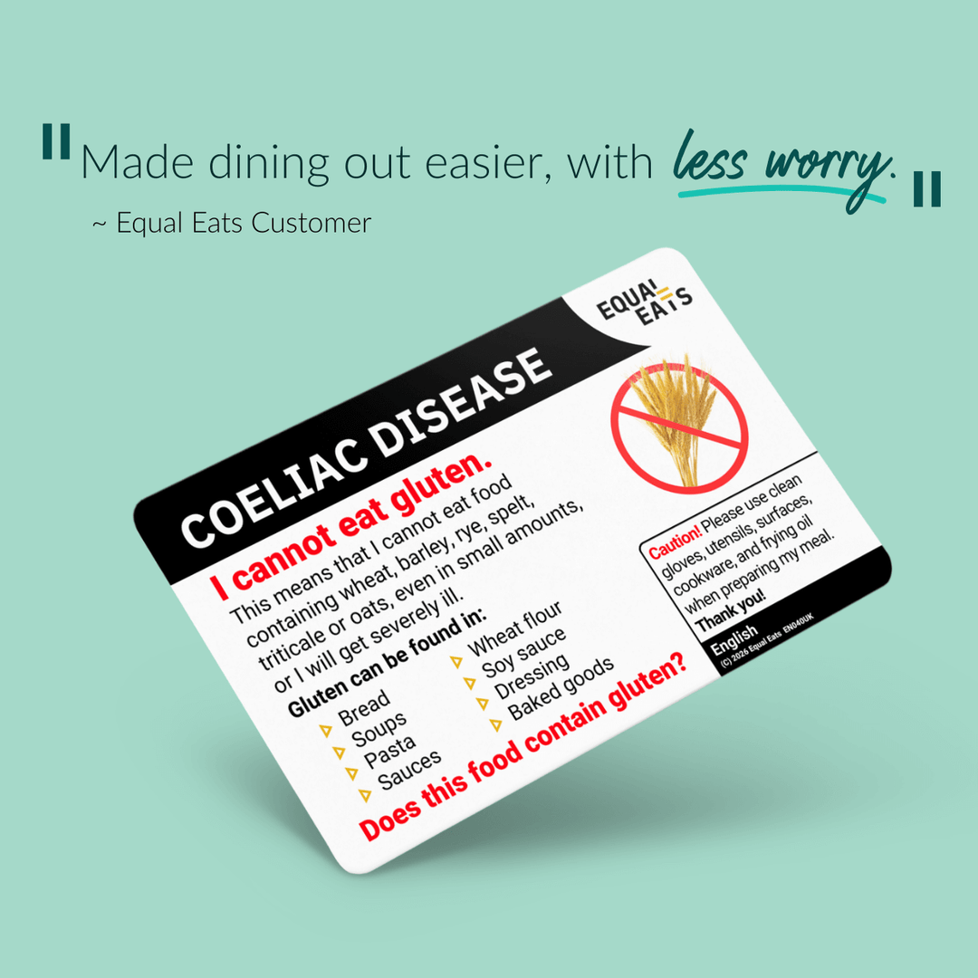 Coeliac Disease Translation Card