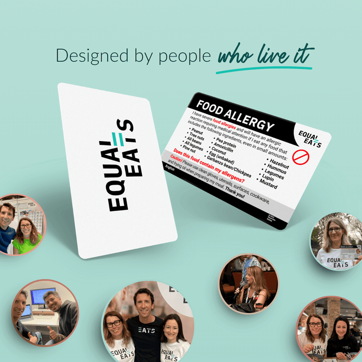 Customized Multiple Food Allergy Translation Card