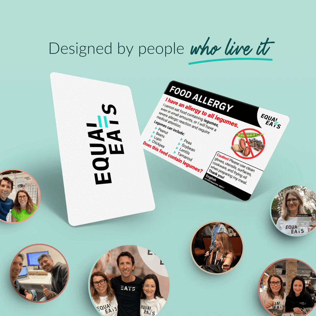 Legume Allergy Translation Card