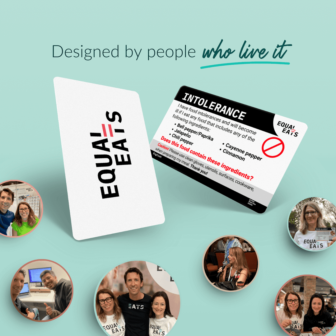 Customized Intolerance Translation Card