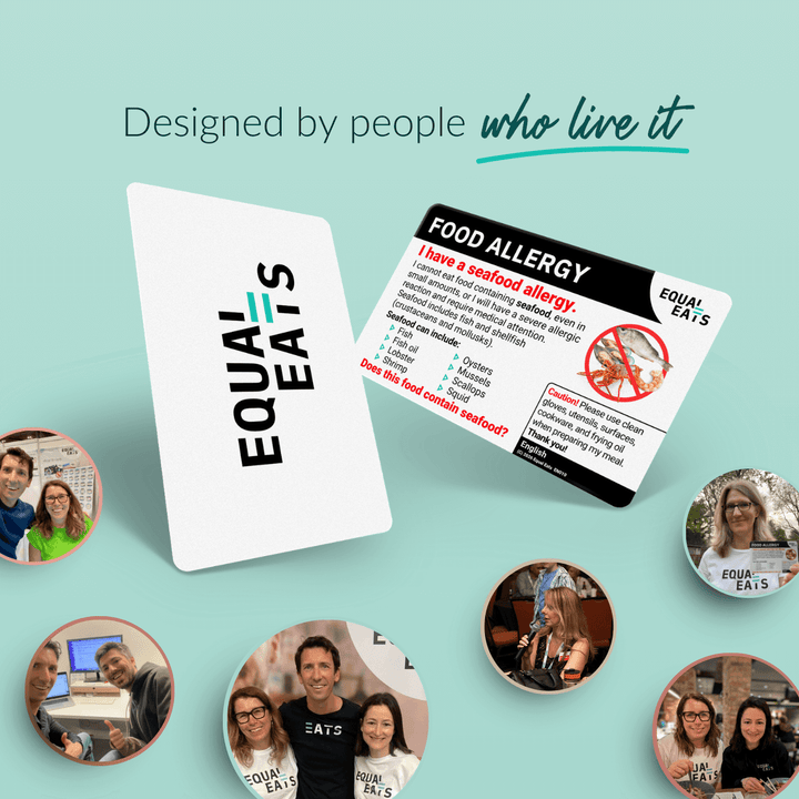 Seafood Allergy Translation Card