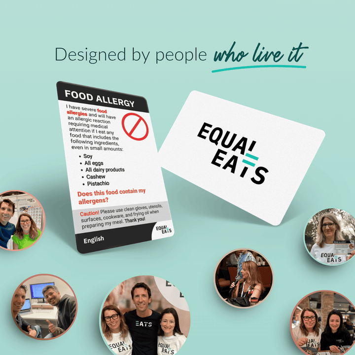 Customized Food Allergy Translation Card