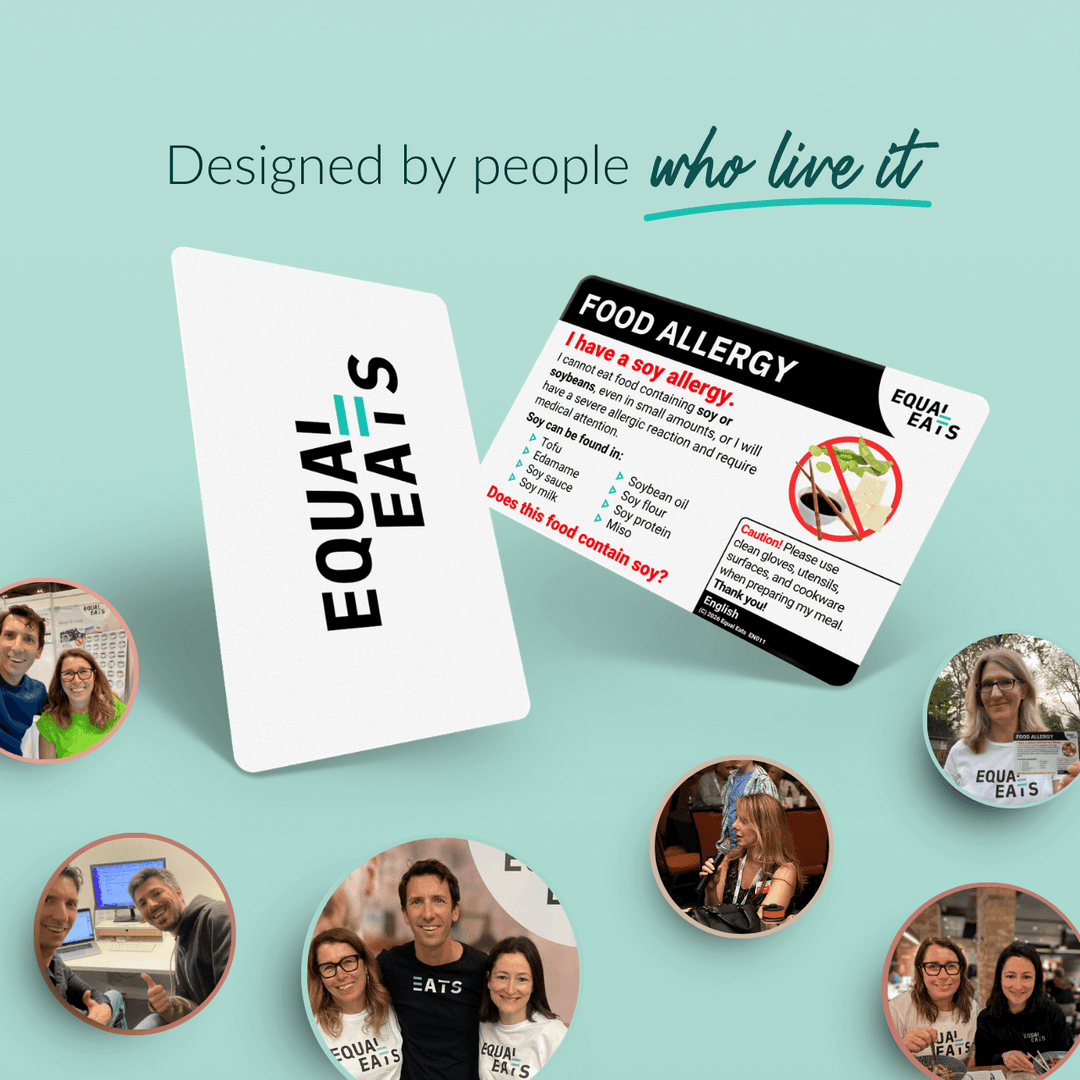 Soy Allergy Translation Card