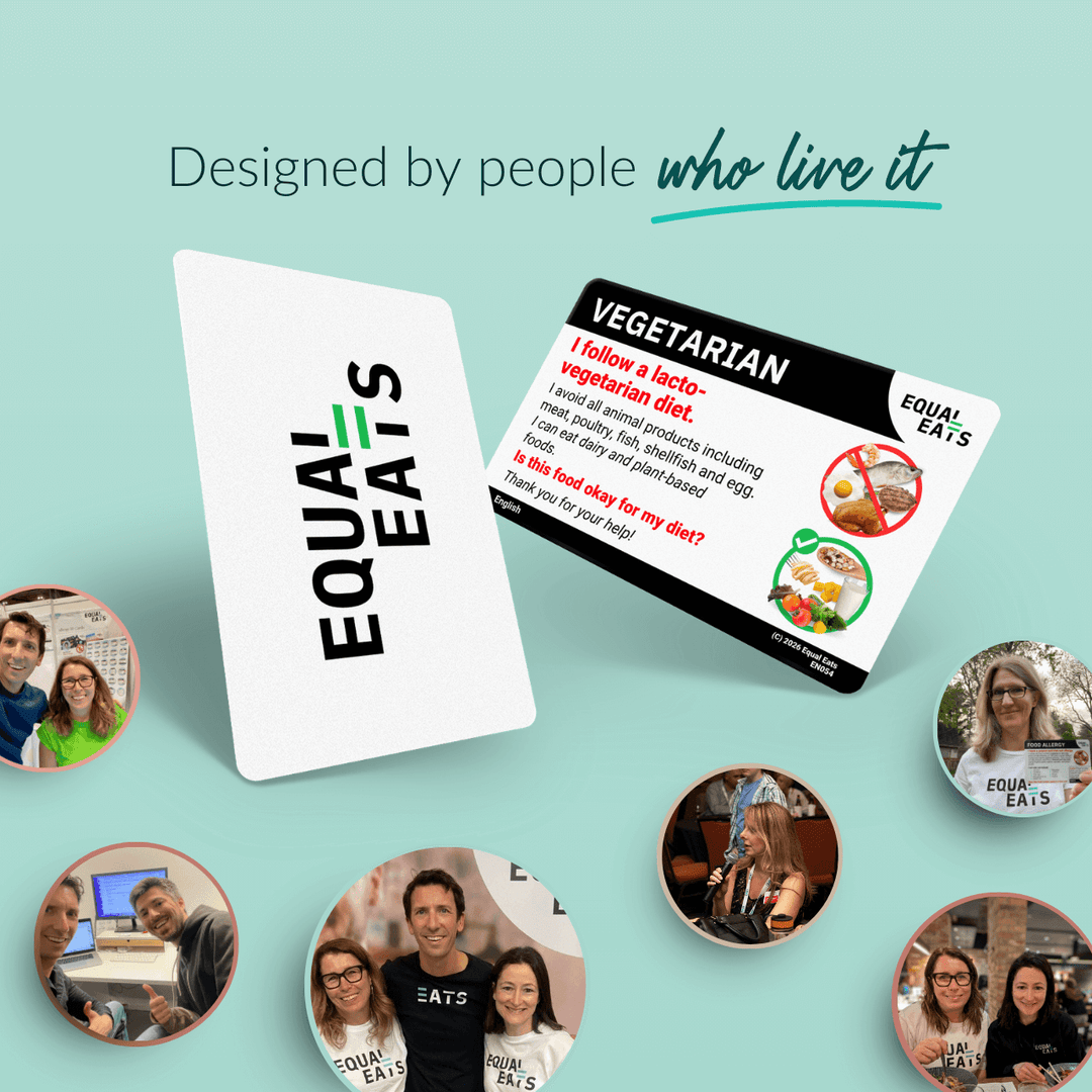 Lacto Vegetarian Translation Card