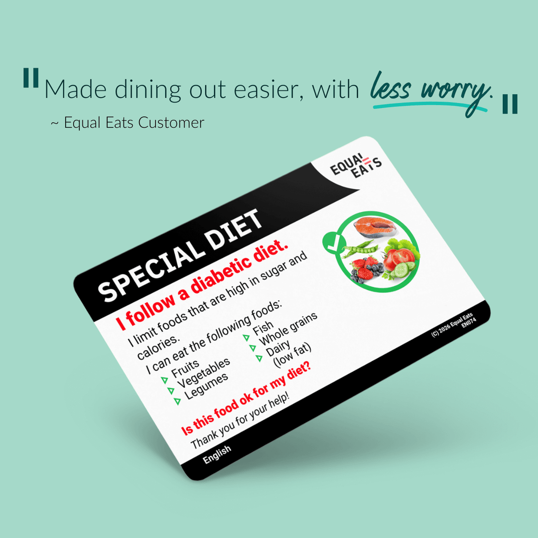 Vietnamese Diabetic Diet Card