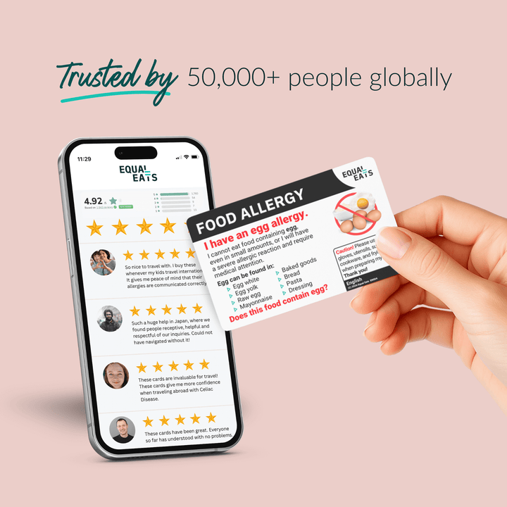 Danish Egg Allergy Card