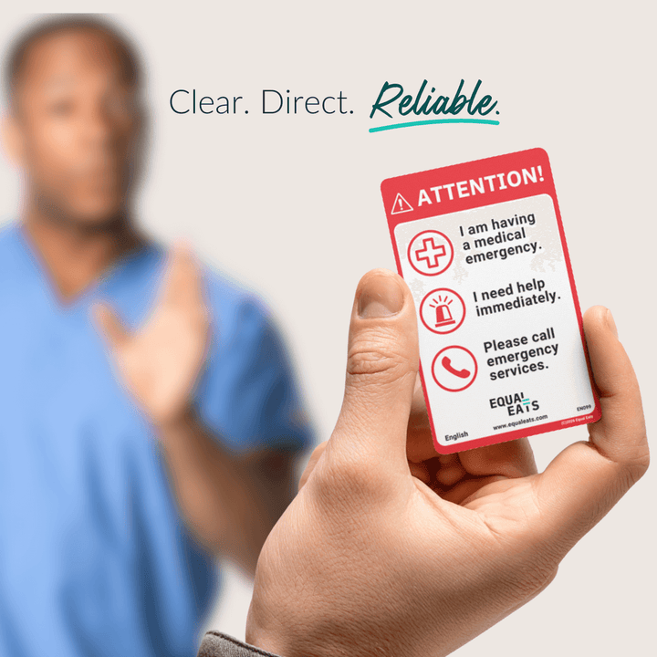 Emergency Translation Card (Plastic)