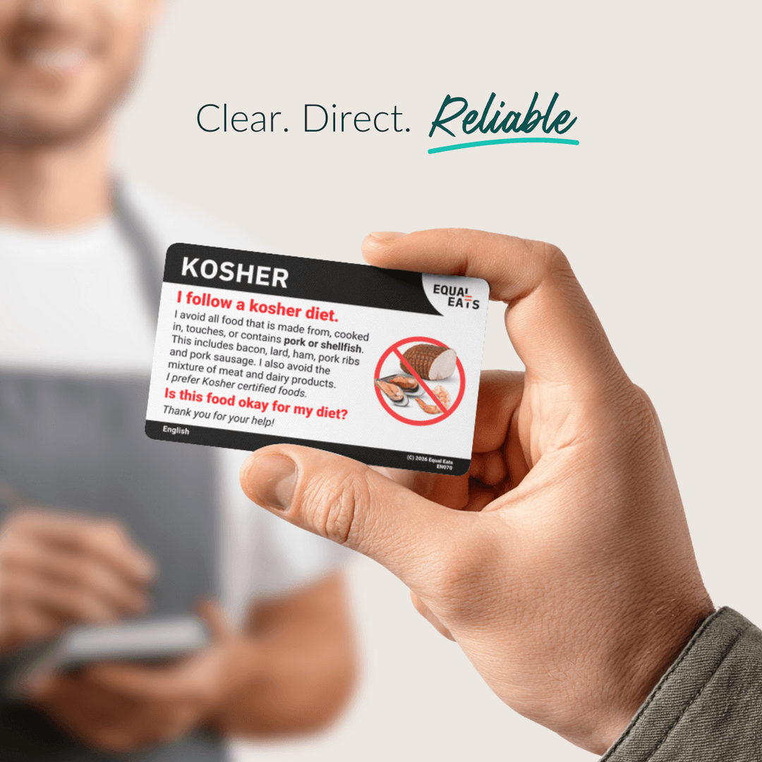 Vietnamese Kosher Diet Card