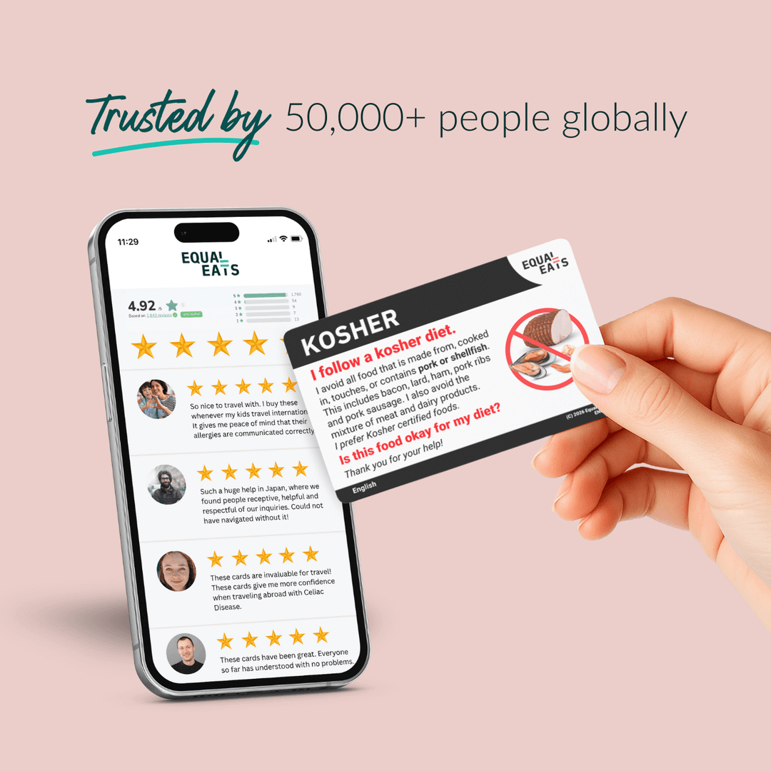 Vietnamese Kosher Diet Card