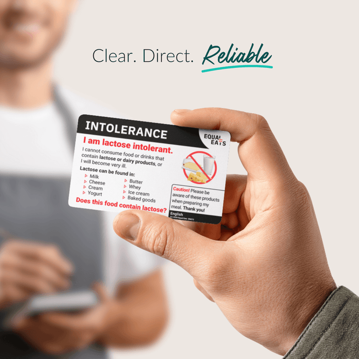 Vietnamese Lactose Intolerance Card