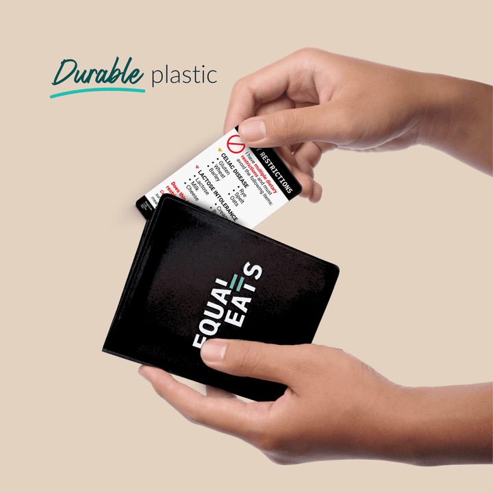 Multiple Dietary Restriction Customized Card