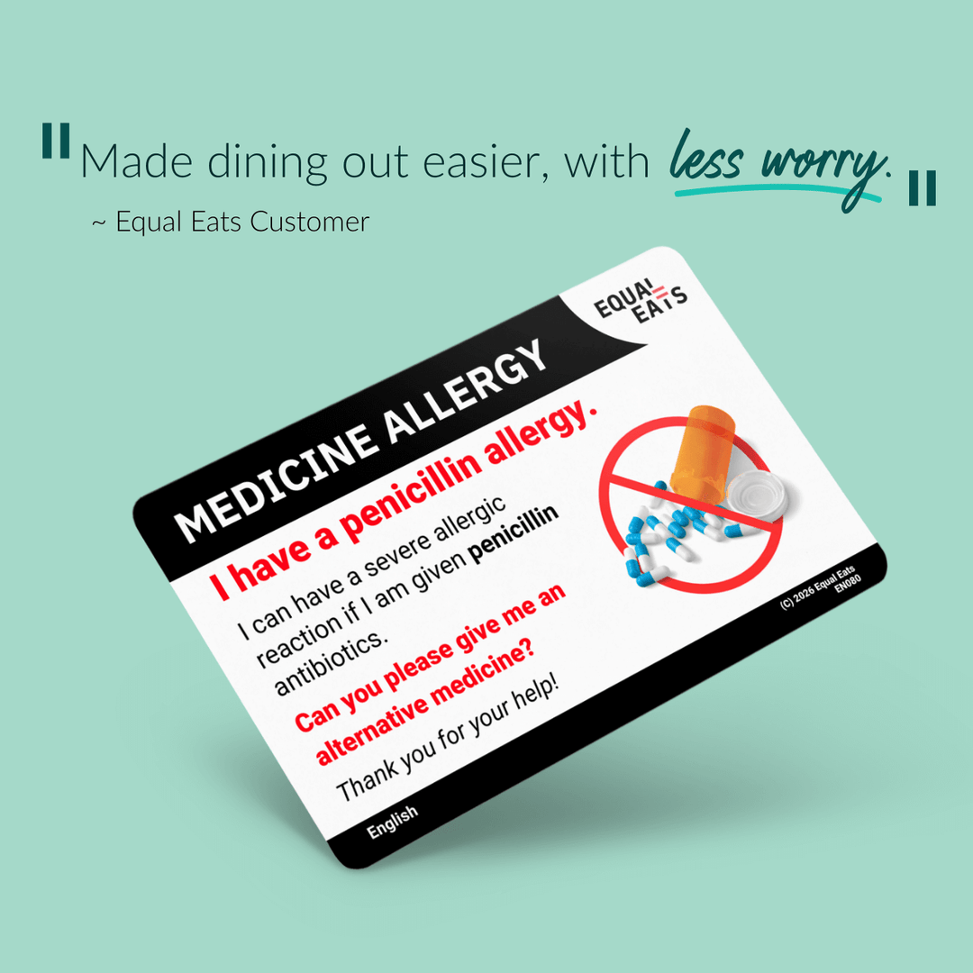 Penicillin Allergy Translation Card