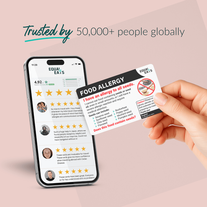 Vietnamese Seed Allergy Card