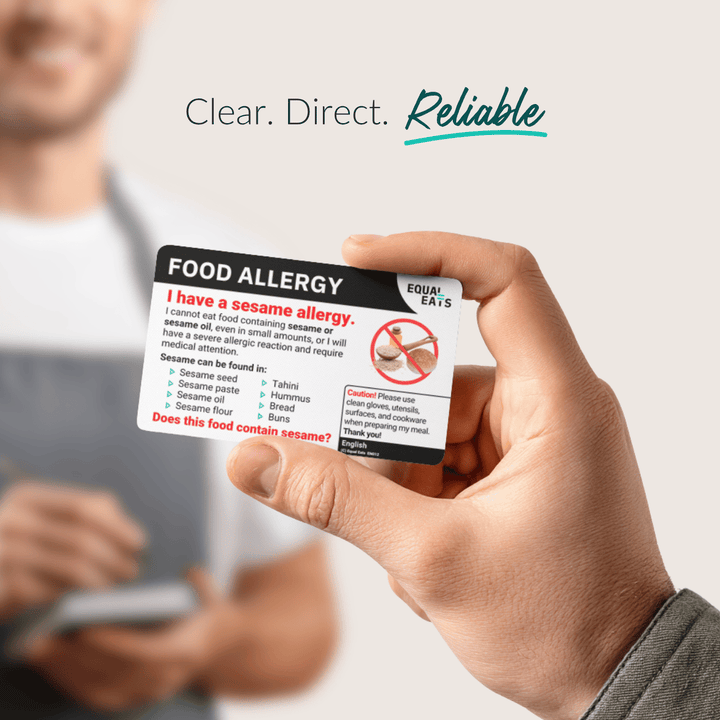 German Sesame Allergy Card