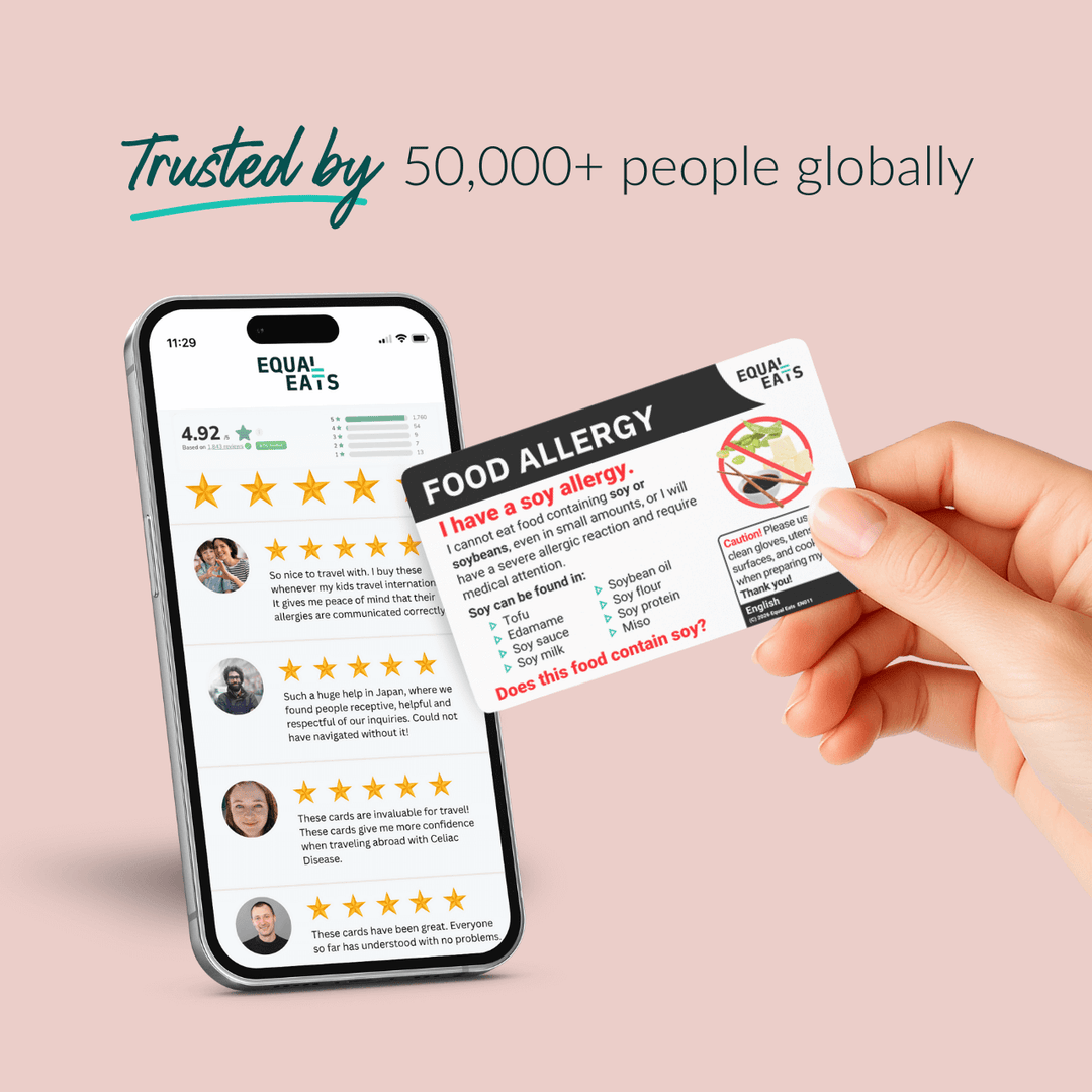 Vietnamese Soy Allergy Card