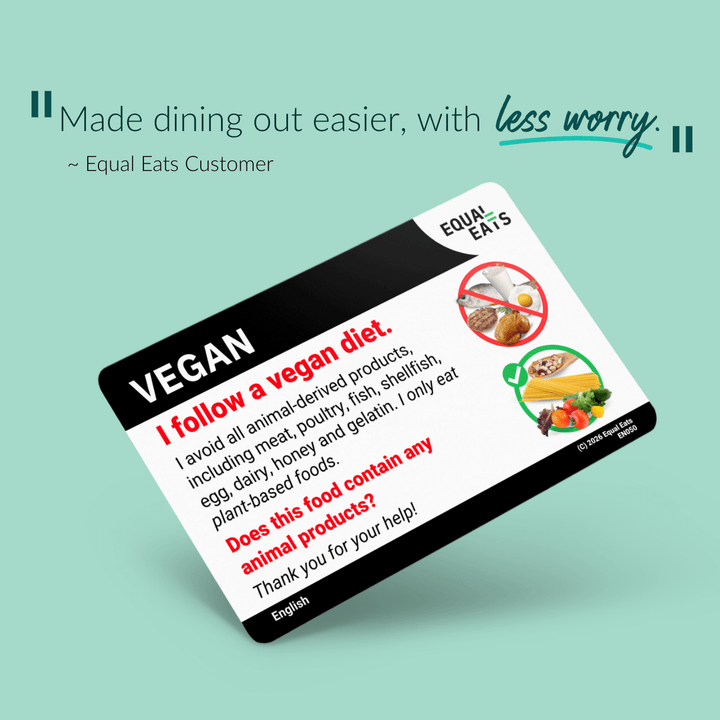 Indonesian Vegan Card