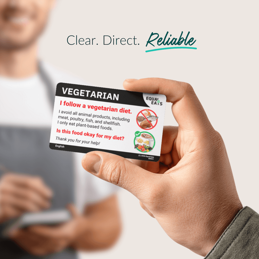 Vegetarian Translation Card