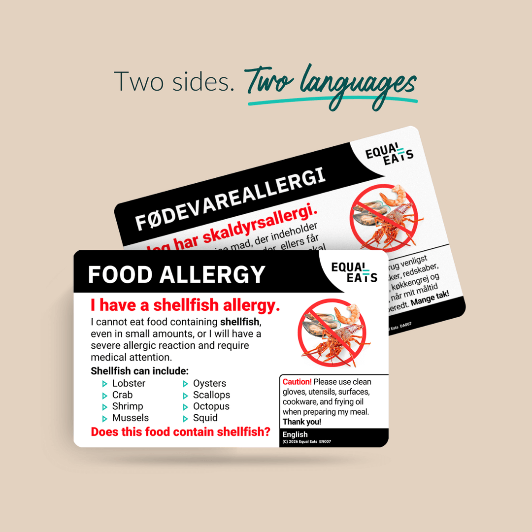 Ukrainian Shellfish Allergy Card