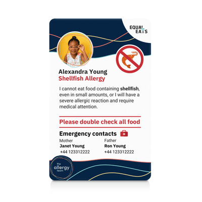 The Allergy Team ID Card