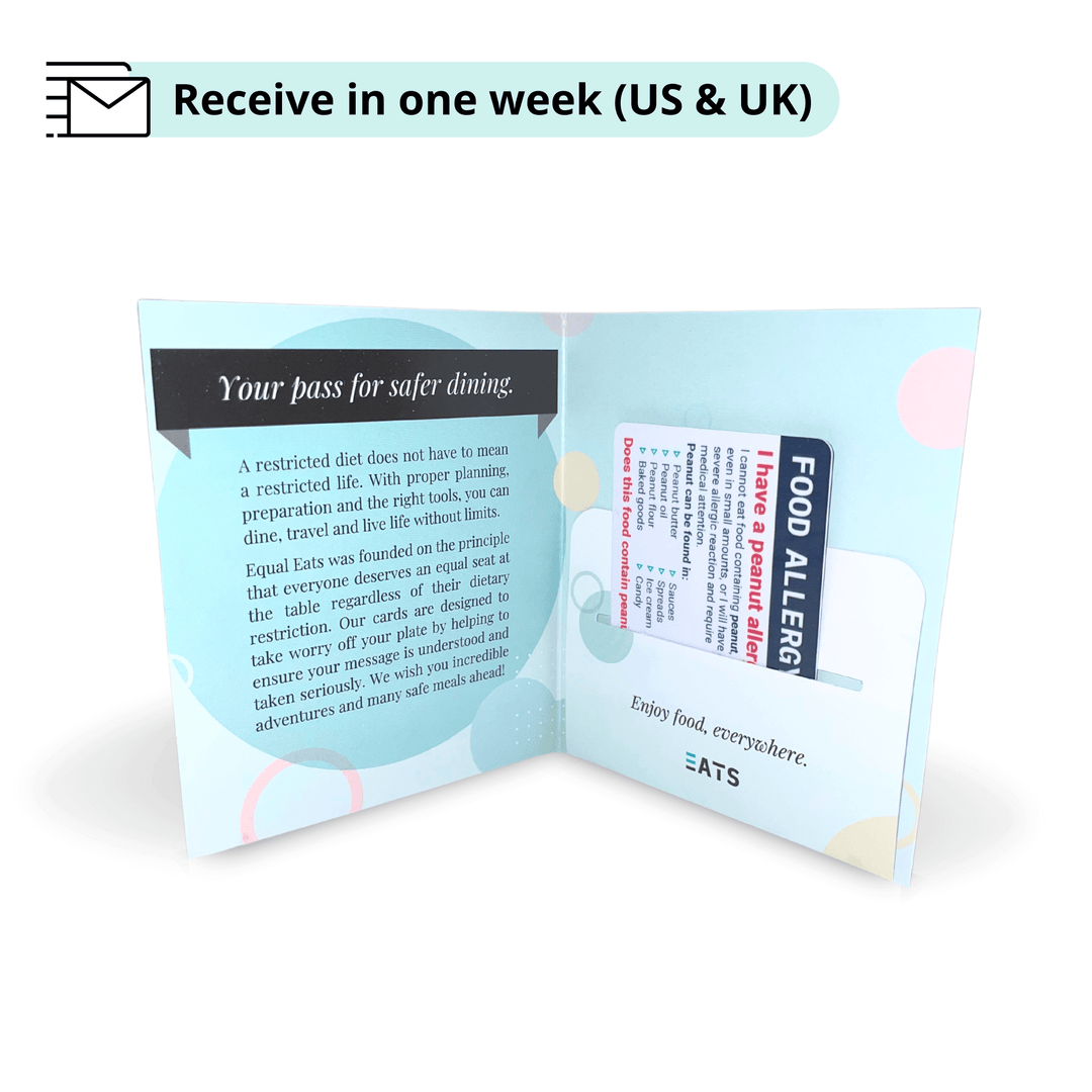 Low FODMAP Card in English (Printable)