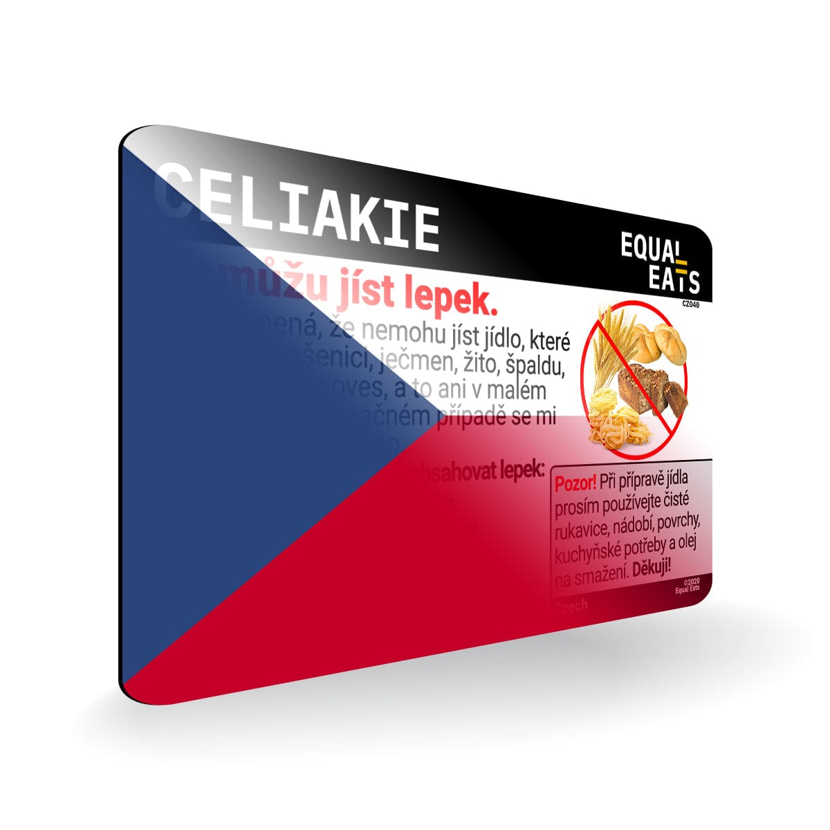 Czech Celiac Disease Card - Gluten Free Travel in Czech Republic Prague
