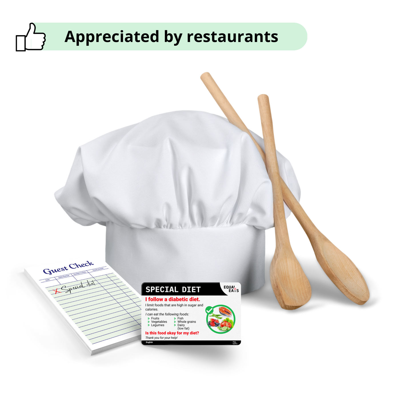 Diabetes Chef Card for Restaurants